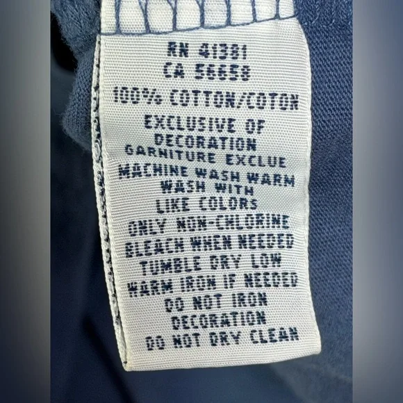 Polo by Ralph Lauren Men's Navy Blue Tee - Picture 4 of 7